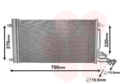 Compre VAN WEZEL Condensador, ar condicionado Produto No.: 49005038 a preços baixos de 64,83&nbsp;&euro;