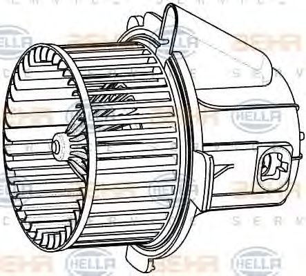 Compre HELLA Ventilador do habitáculo Produto No.: 8EW 009 157-541 a preços baixos de 127,62&nbsp;&euro;