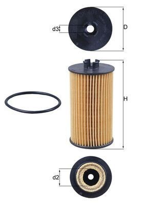 Compre KNECHT Filtro de óleo Produto No.: OX 401D a preços baixos de 10,93&nbsp;&euro;
