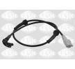 SASIC Sensor, rotações da roda