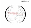 METZGER Jogo de maxilas de travão