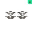OPTIMAL Jogo de pastilhas para travão de disco