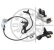 OPTIMAL Sensor, rotações da roda
