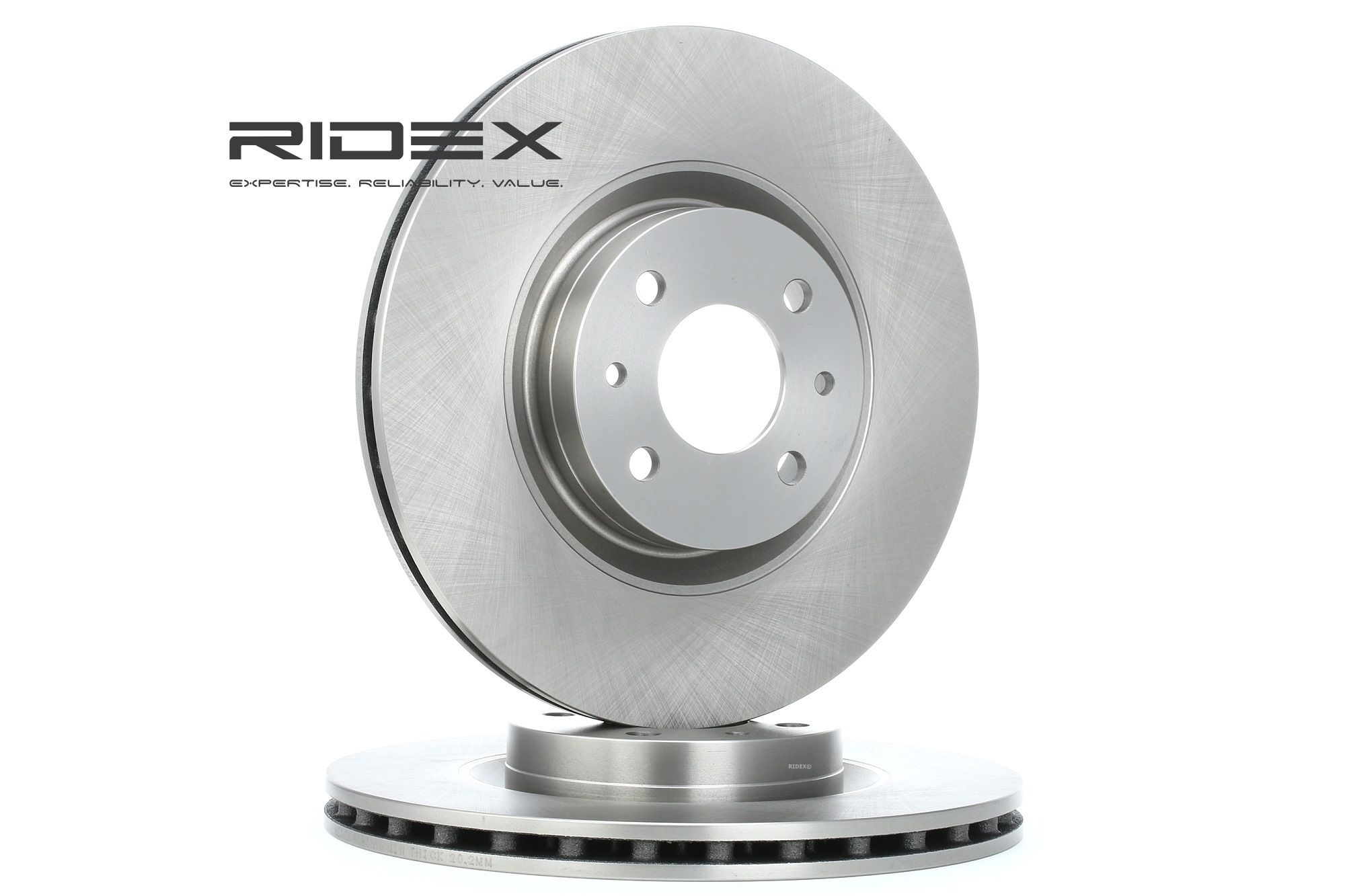 2x Dischi Freno Posteriori RIDEX | Ventilati 316mm | Per NISSAN Patrol GR IV/V E Ford Maverick | Altezza 80mm | 6 Fori 139,7mm - 4
